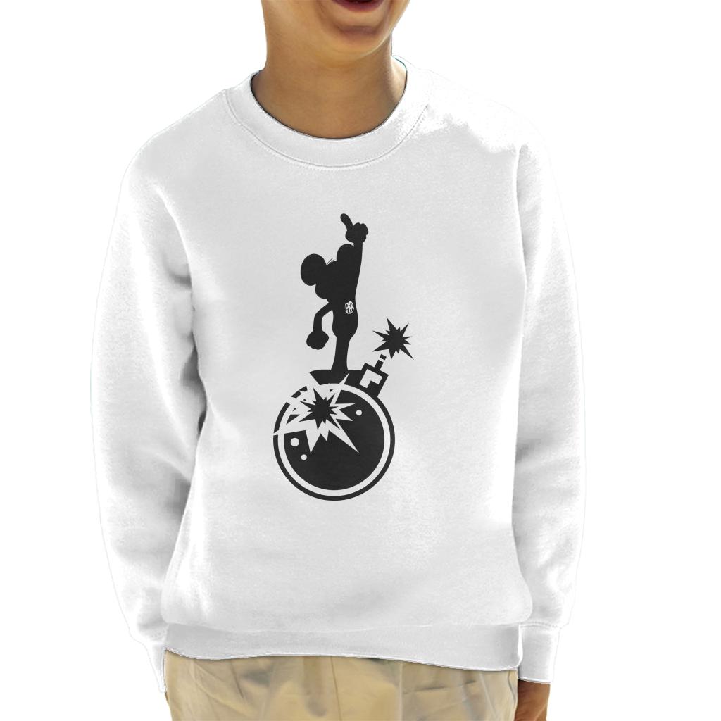 Danger Mouse Explosion Silhouette Kid's Sweatshirt product image 4