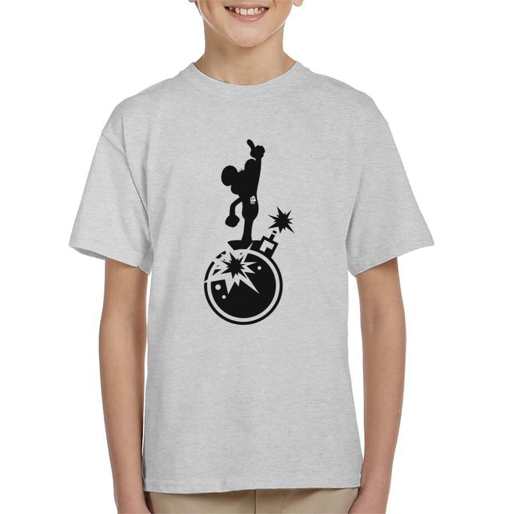 Danger Mouse Explosion Silhouette Kid's T-Shirt product image 1