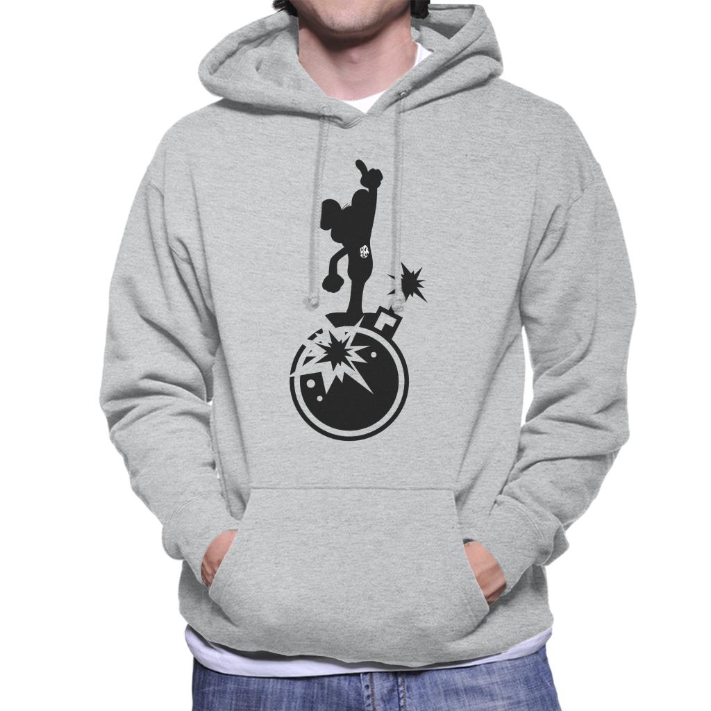 Danger Mouse Explosion Silhouette Men's Hooded Sweatshirt product image 1