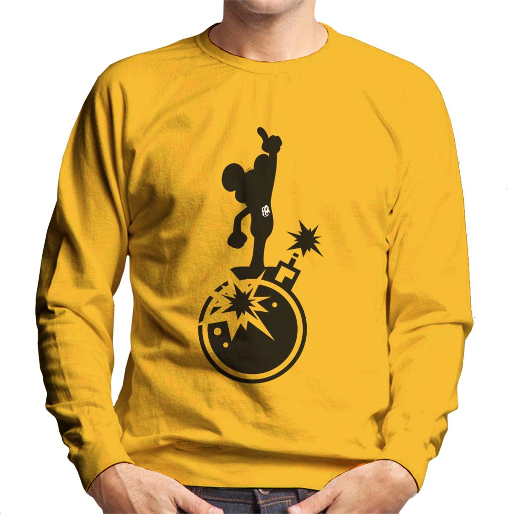 Danger Mouse Explosion Silhouette Men's Sweatshirt product image 7