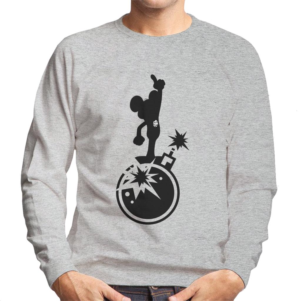 Danger Mouse Explosion Silhouette Men's Sweatshirt product image 1