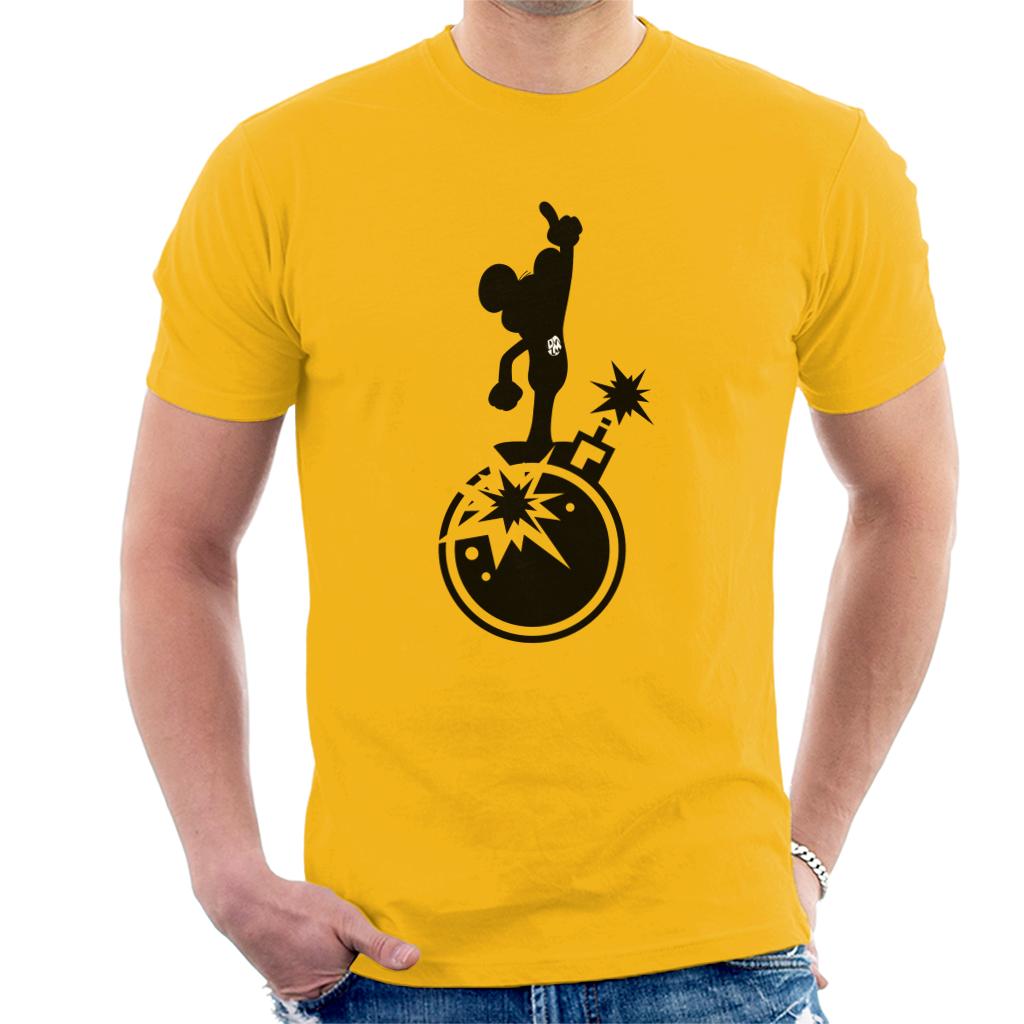 Danger Mouse Explosion Silhouette Men's T-Shirt product image 7