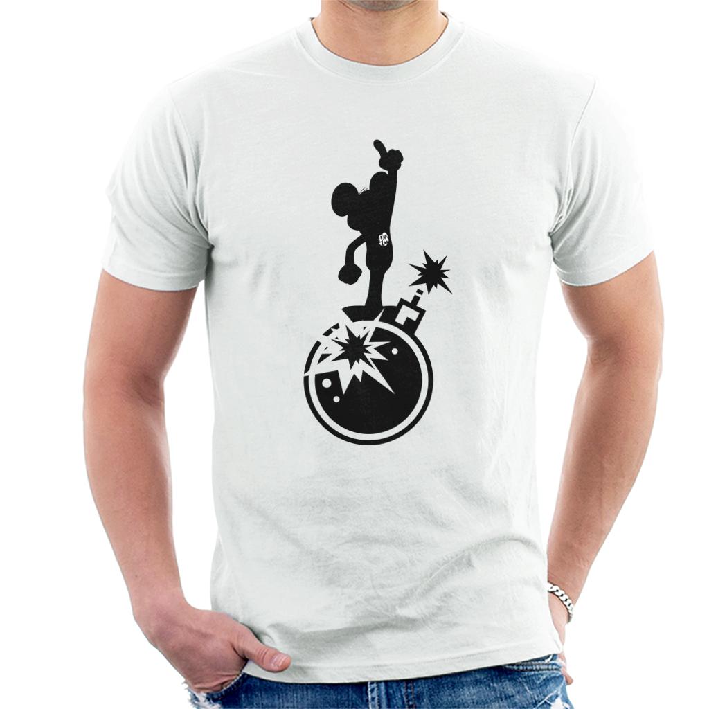 Danger Mouse Explosion Silhouette Men's T-Shirt product image 4