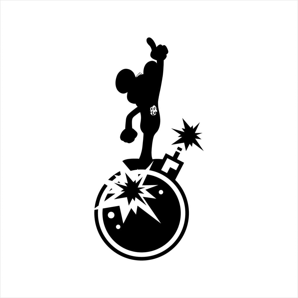 Danger Mouse Explosion Silhouette Men's T-Shirt product image 5