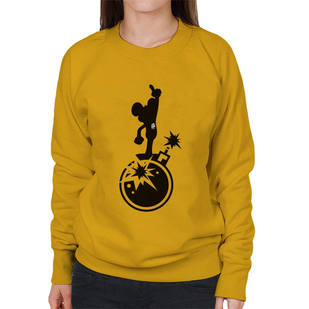 Danger Mouse Explosion Silhouette Women's Sweatshirt product image 7
