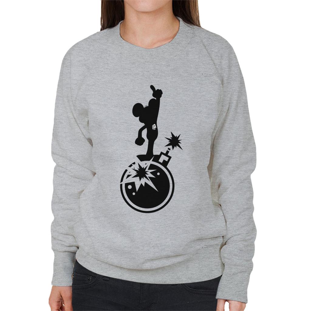 Danger Mouse Explosion Silhouette Women's Sweatshirt product image 1