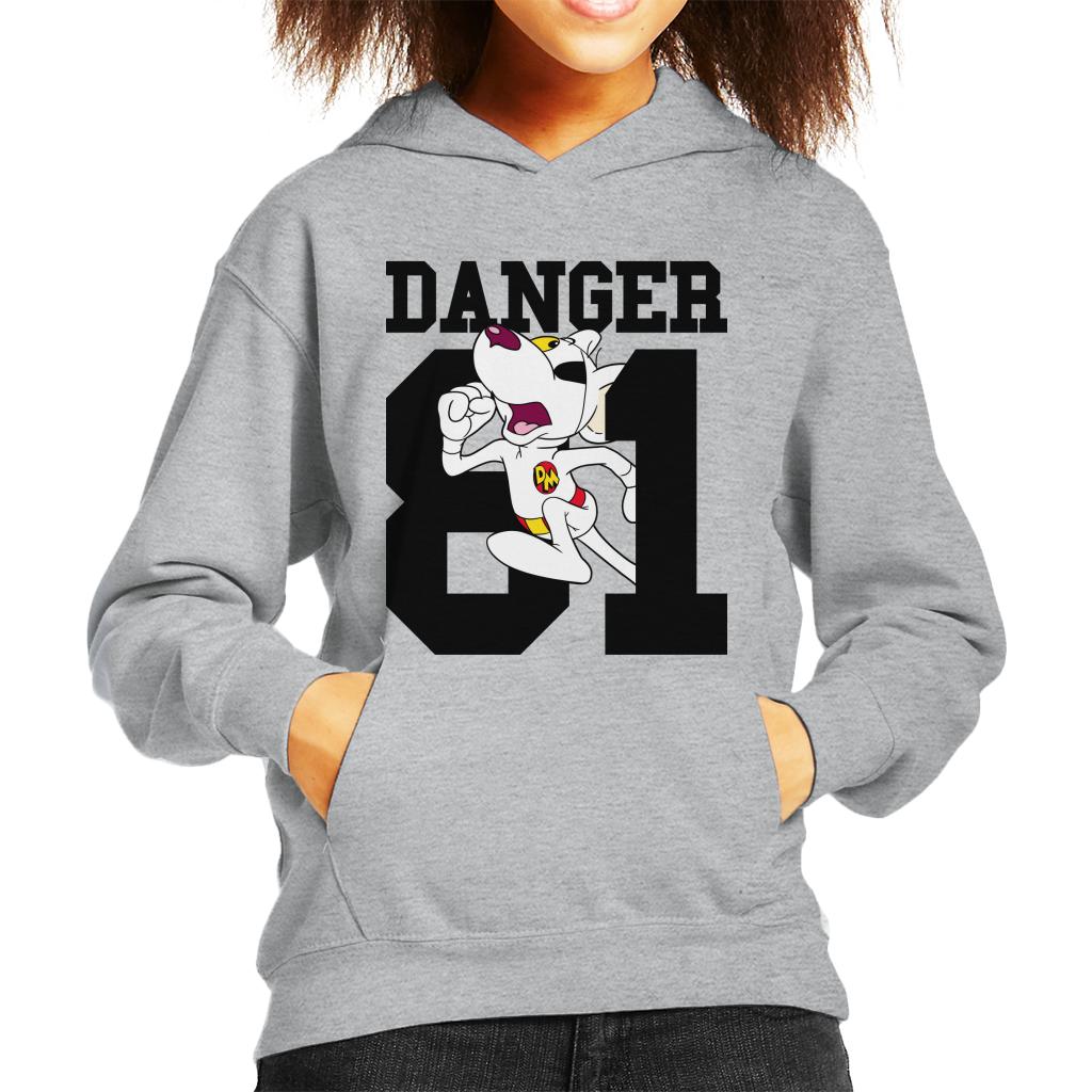 Danger Mouse Running 81 Kid's Hooded Sweatshirt product image 1