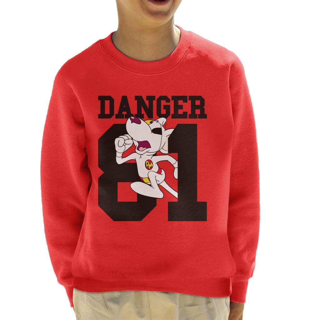 Danger Mouse Running 81 Kid's Sweatshirt product image 4