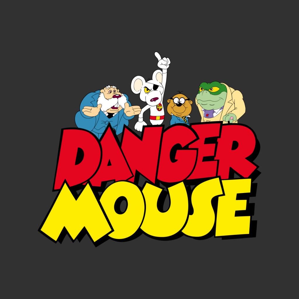 Danger Mouse Logo With Characters Kid's T-Shirt product image 2
