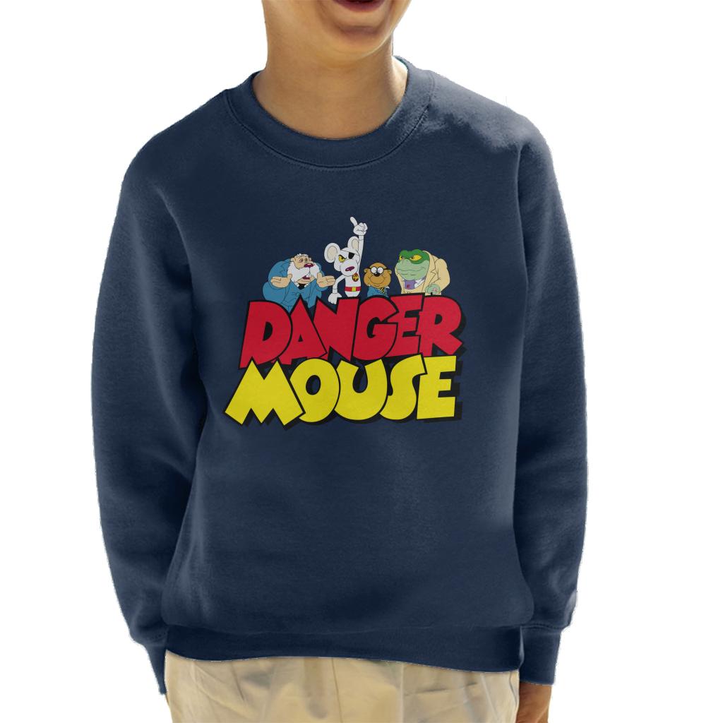Danger Mouse Logo With Characters Kid's Sweatshirt product image 4