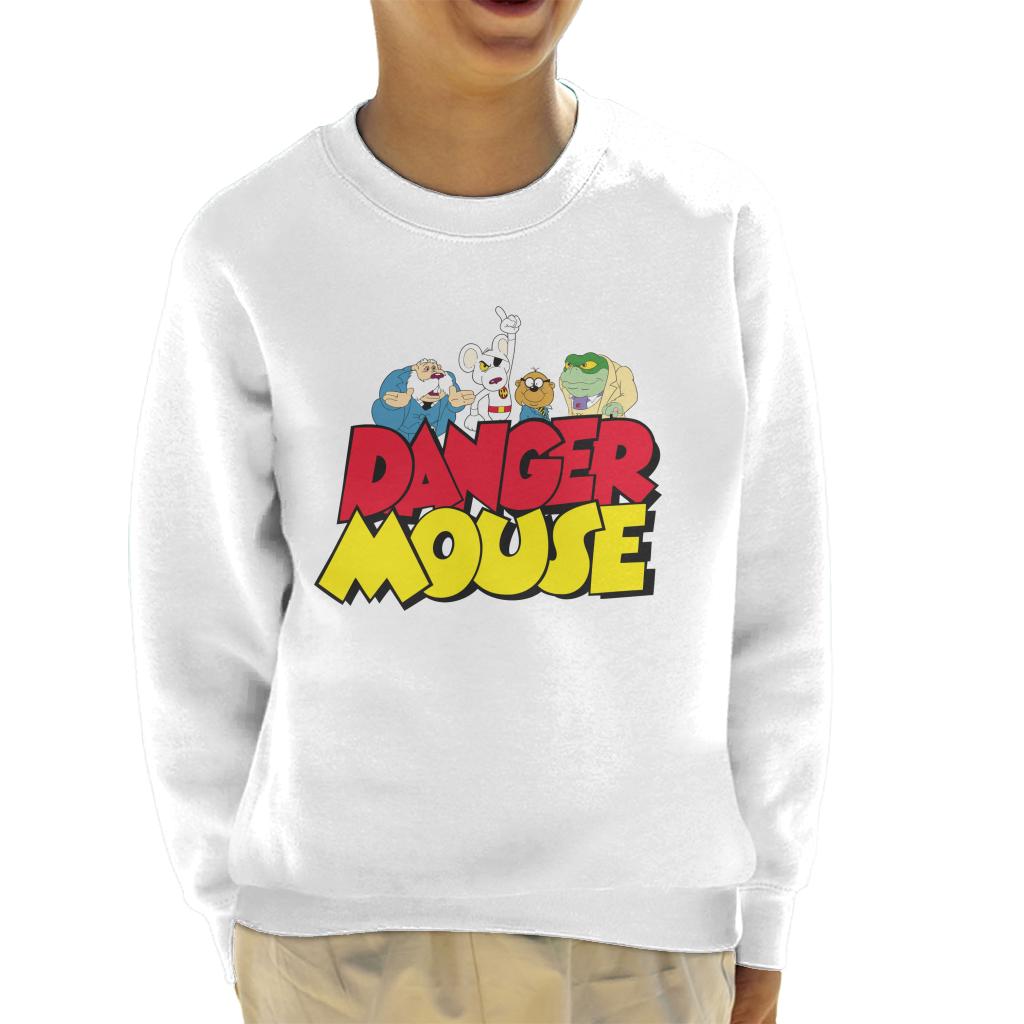 Danger Mouse Logo With Characters Kid's Sweatshirt product image 6