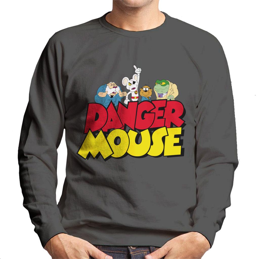 Danger Mouse Logo With Characters Men's Sweatshirt product image 1