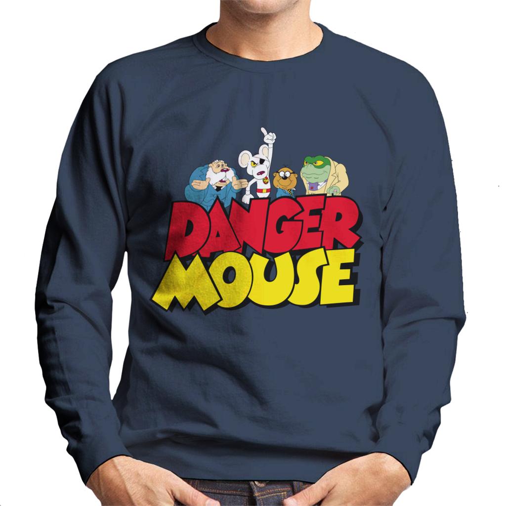 Danger Mouse Logo With Characters Men's Sweatshirt product image 7