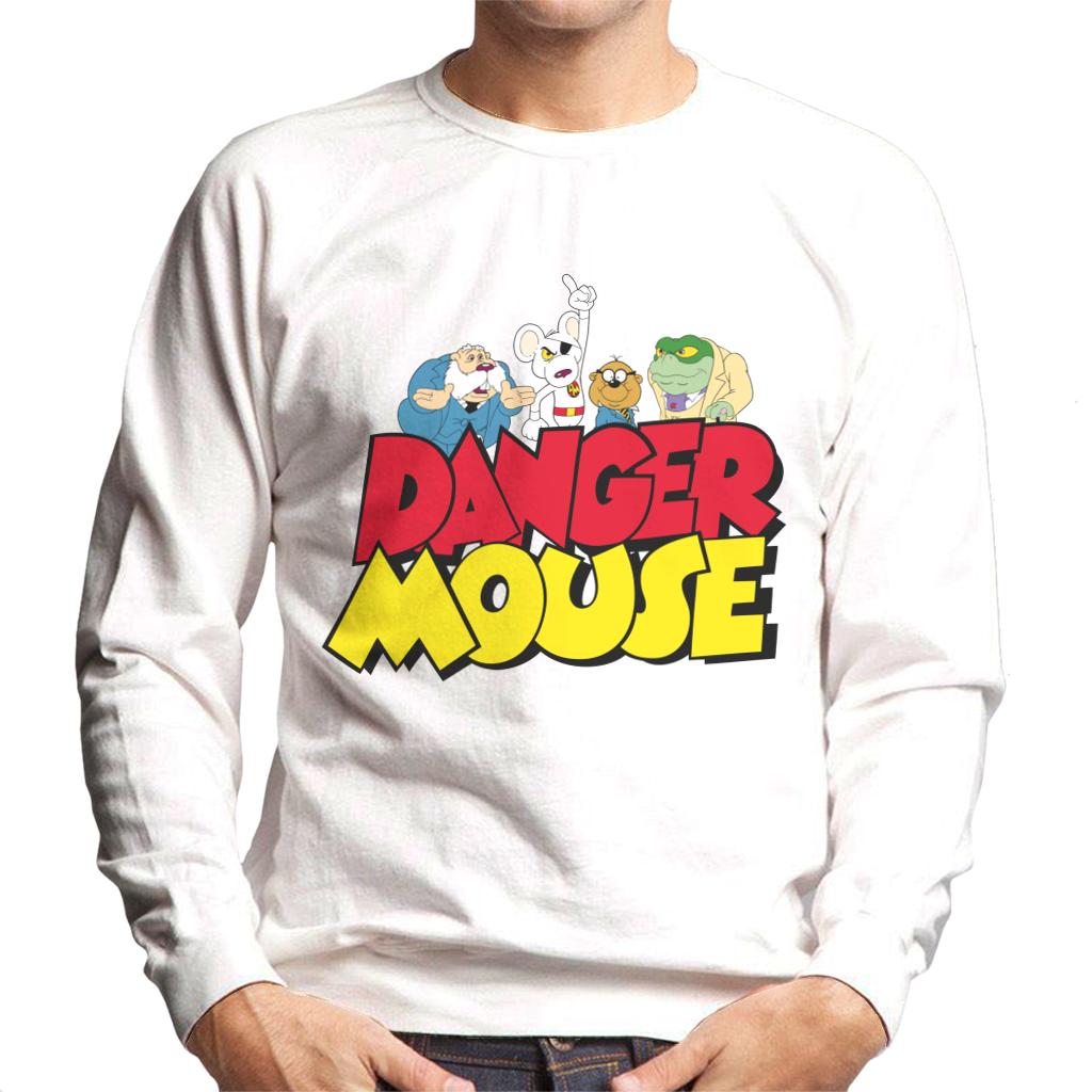 Danger Mouse Logo With Characters Men's Sweatshirt product image 4