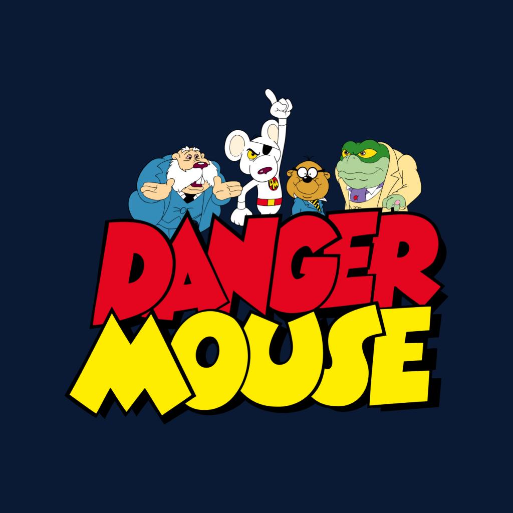 Danger Mouse Logo With Characters Kid's T-Shirt product image 8