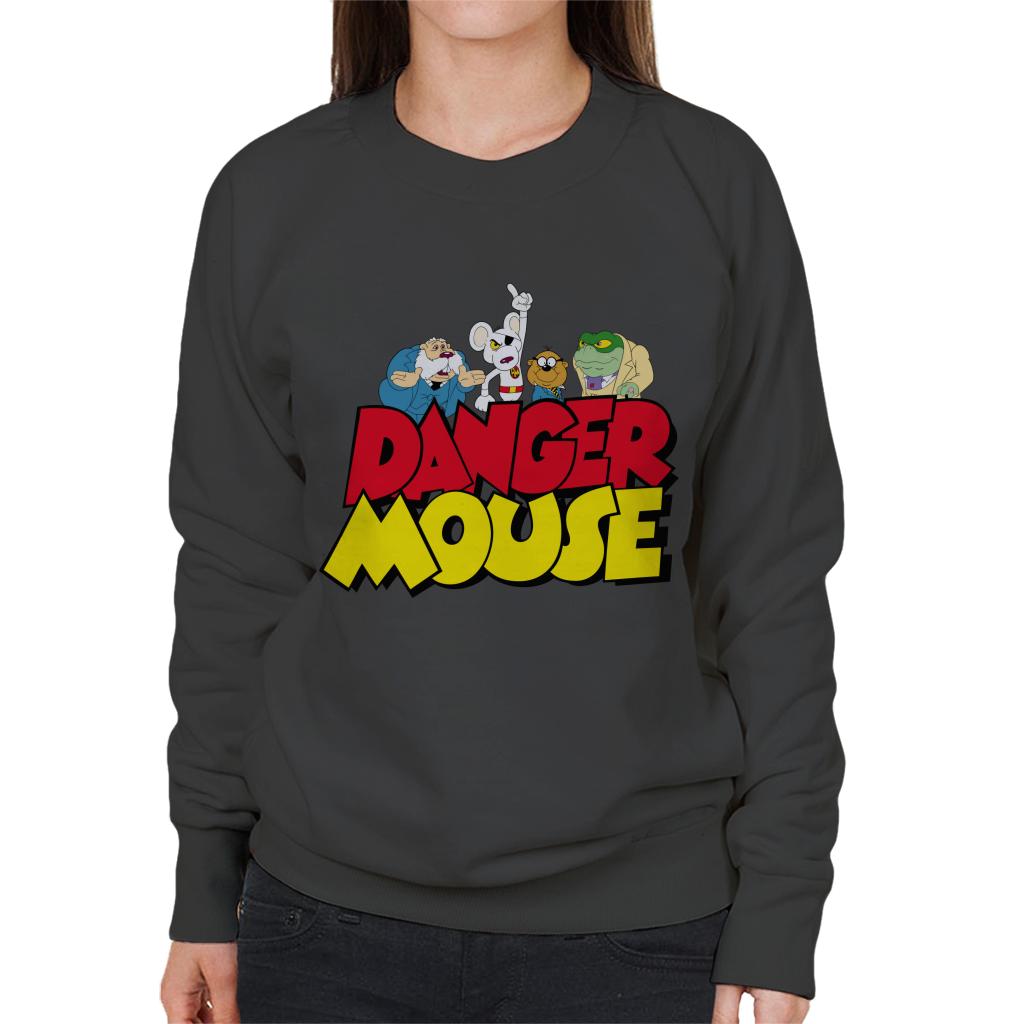 Danger Mouse Logo With Characters Women's Sweatshirt product image 1