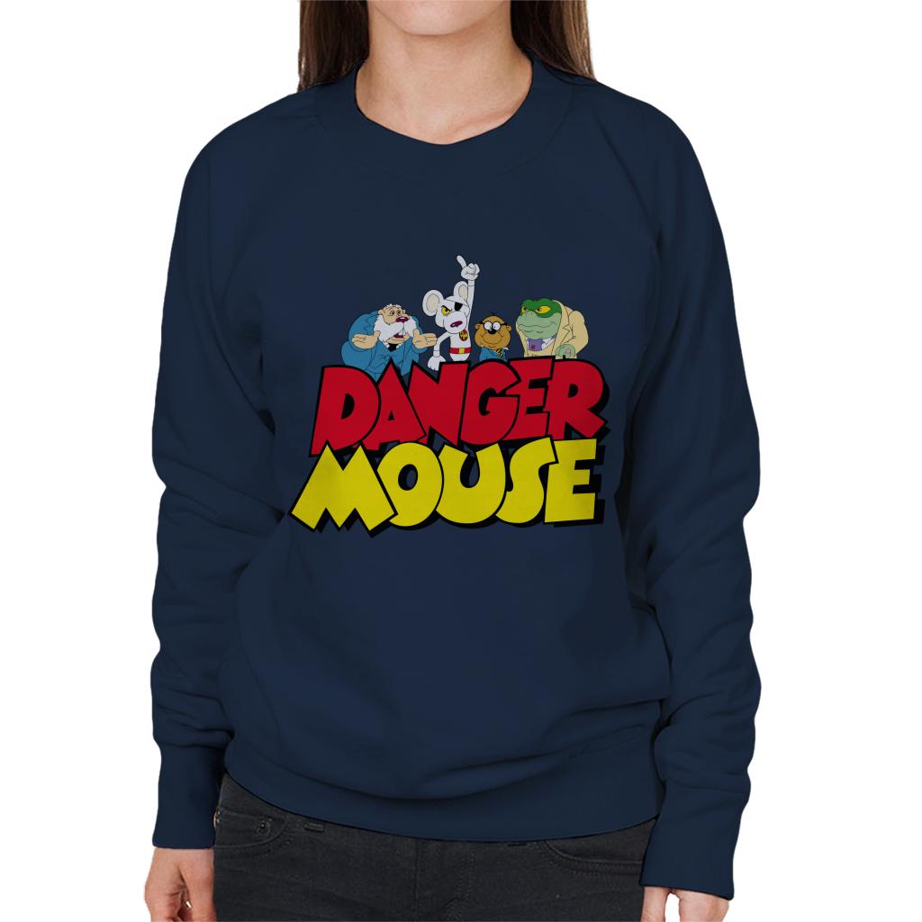 Danger Mouse Logo With Characters Women's Sweatshirt product image 7
