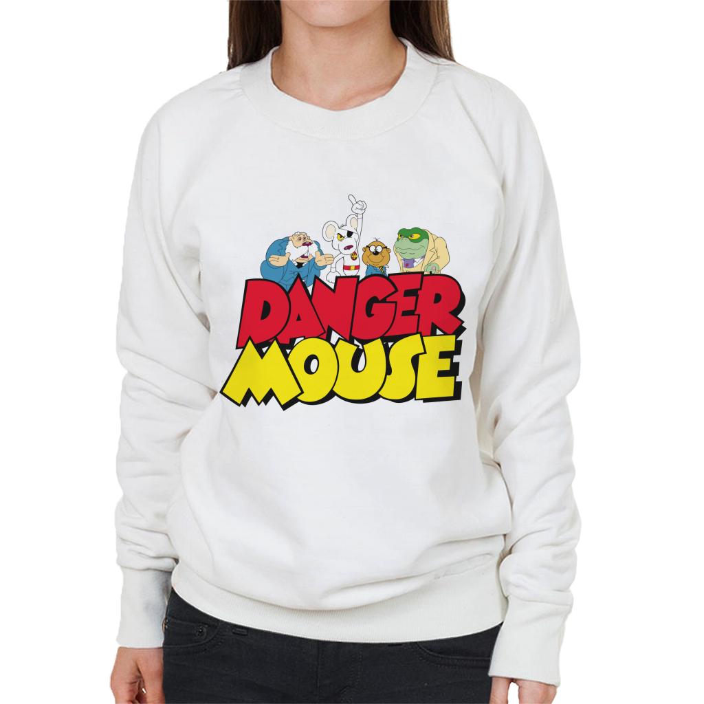 Danger Mouse Logo With Characters Women's Sweatshirt product image 4