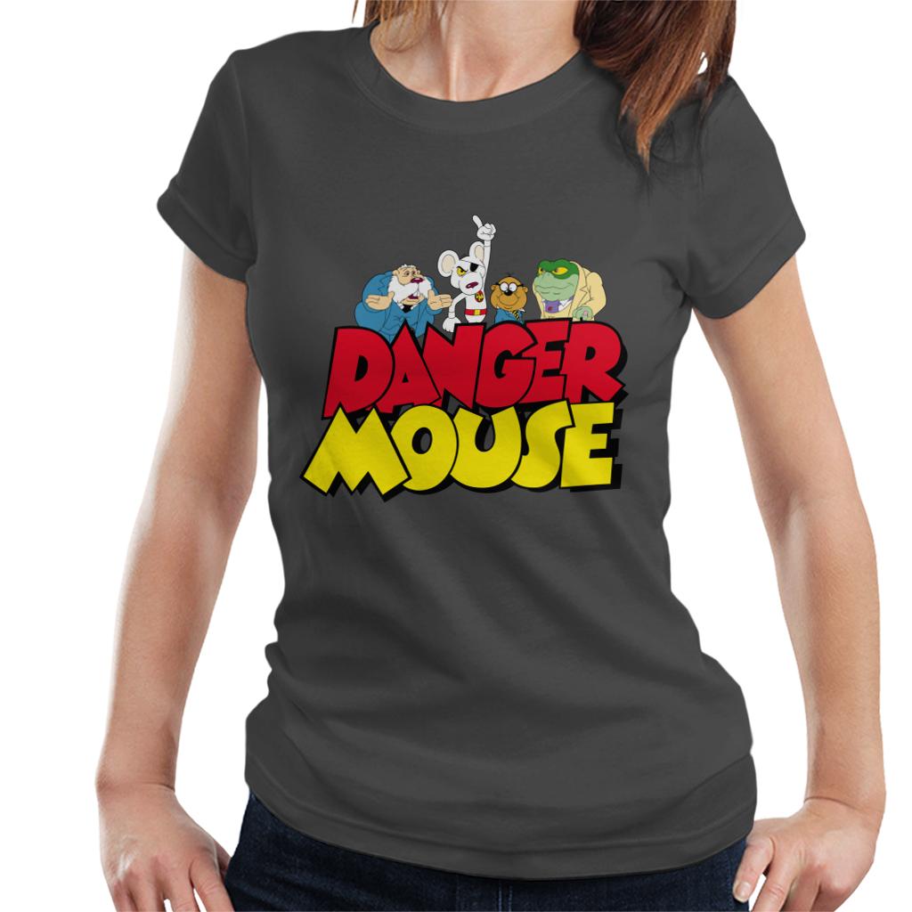 Danger Mouse Logo With Characters Women's T-Shirt product image 1