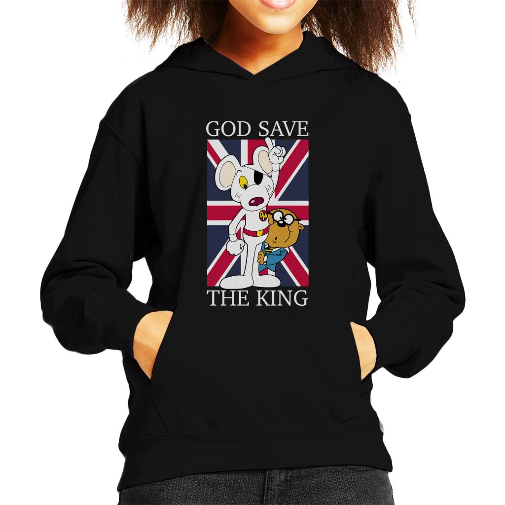 Danger Mouse God Save The King Kid's Hooded Sweatshirt product image 1