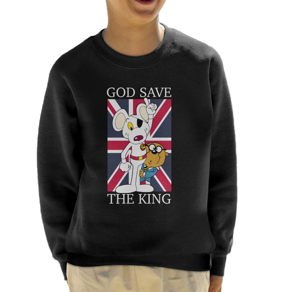 Danger Mouse God Save The King Kid's Sweatshirt product image 1
