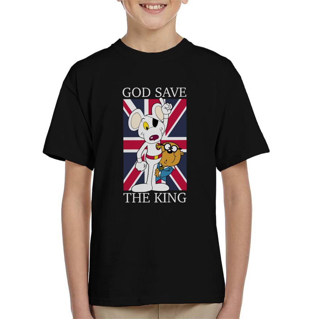 Danger Mouse God Save The King Kid's T-Shirt product image 1