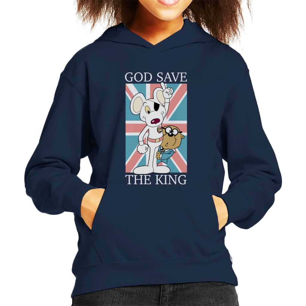 Danger Mouse God Save The King Union Jack Kid's Hooded product image 1
