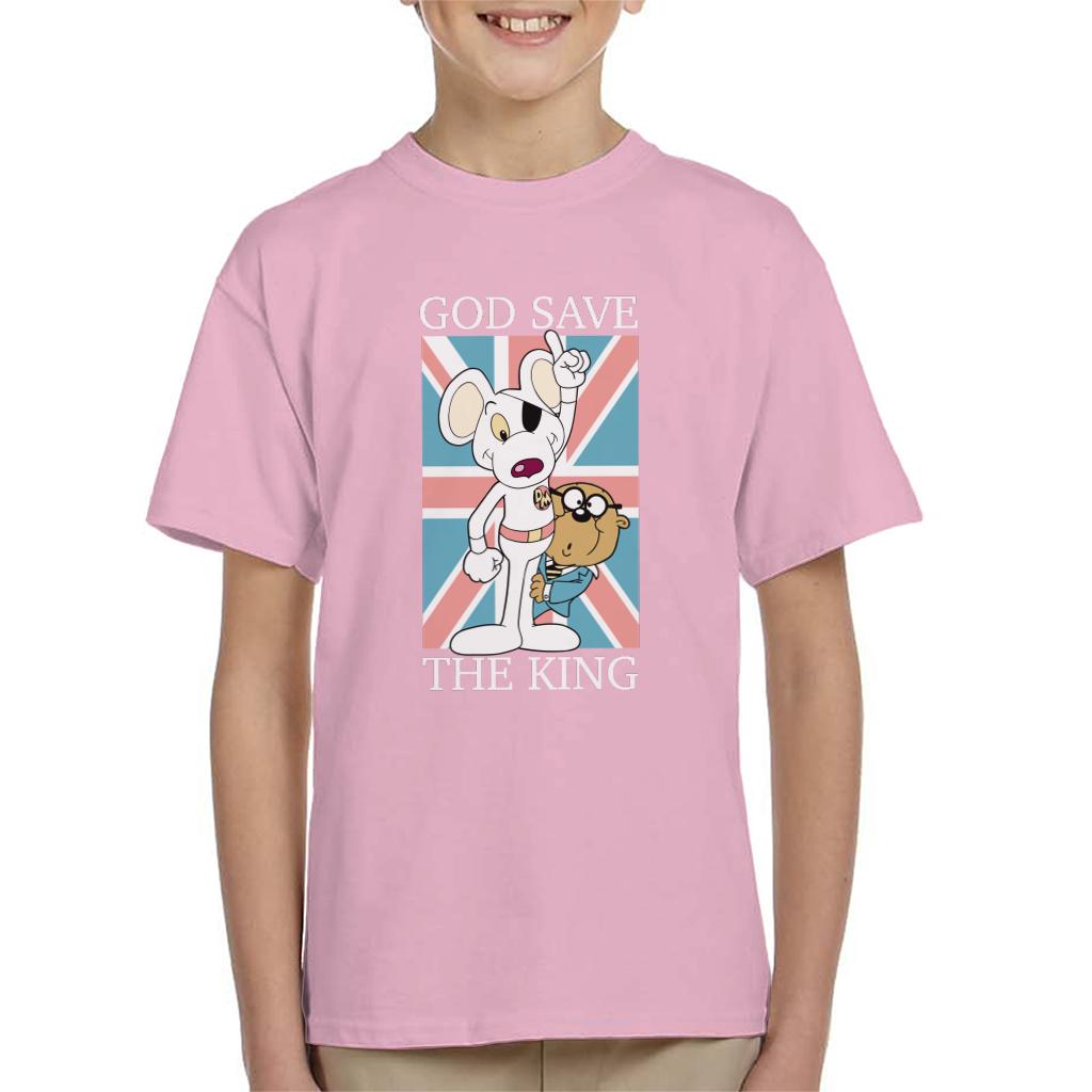 Danger Mouse God Save The King Union Jack Kid's T-Shirt product image 4