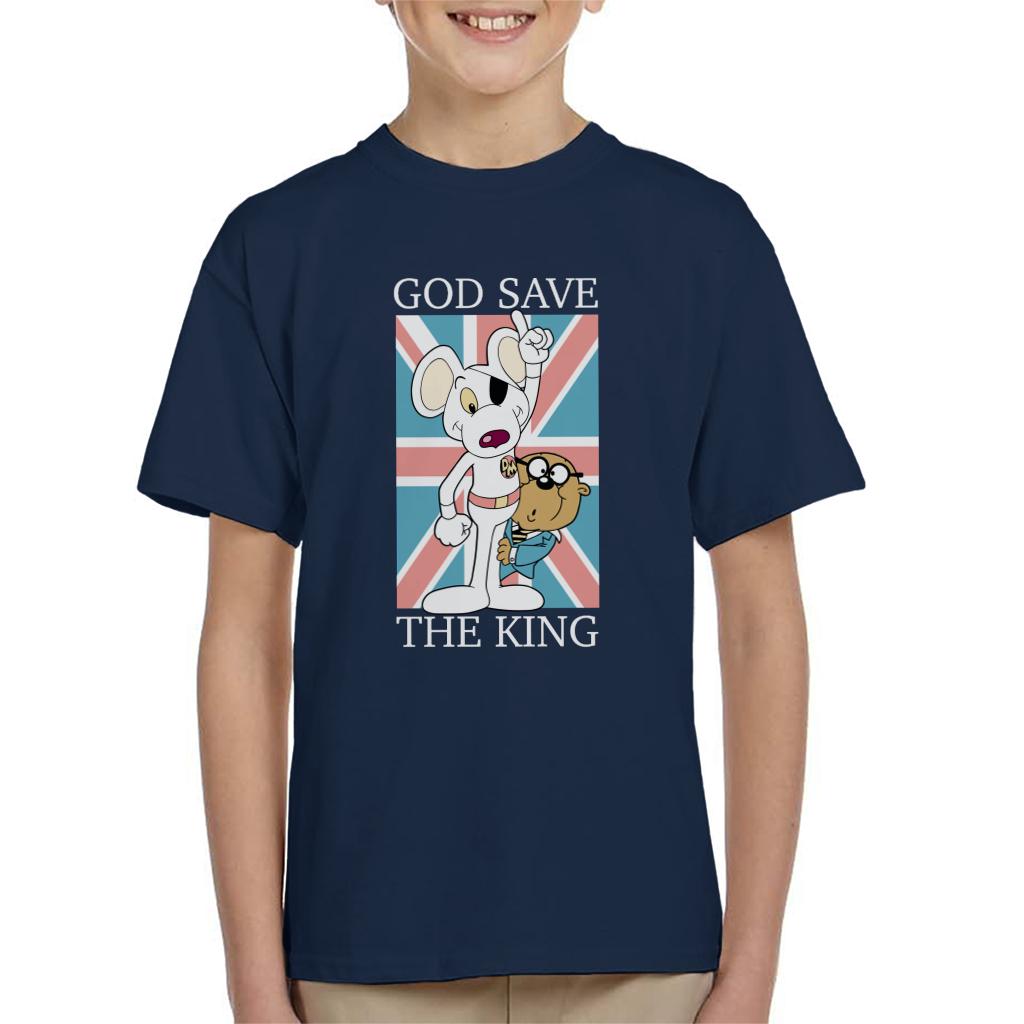 Danger Mouse God Save The King Union Jack Kid's T-Shirt product image 1