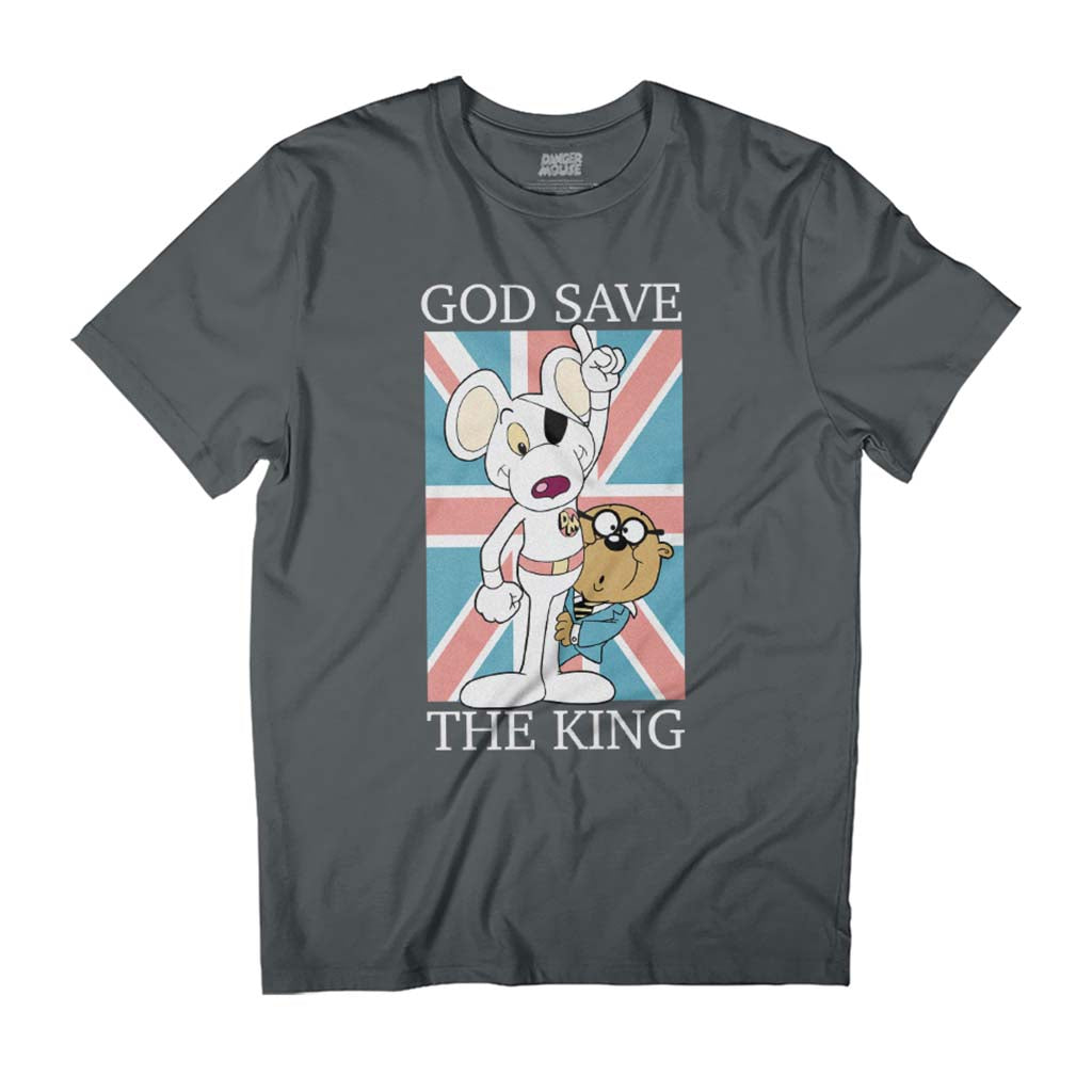 Danger Mouse God Save The King Union Jack Men's T-Shirt product image 1