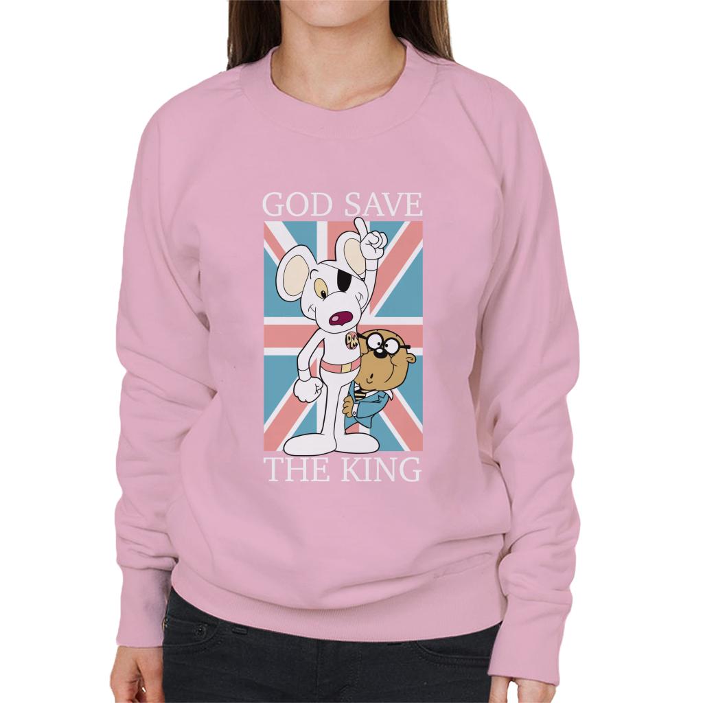Danger Mouse God Save The King Union Jack Women's Sweatshirt product image 4