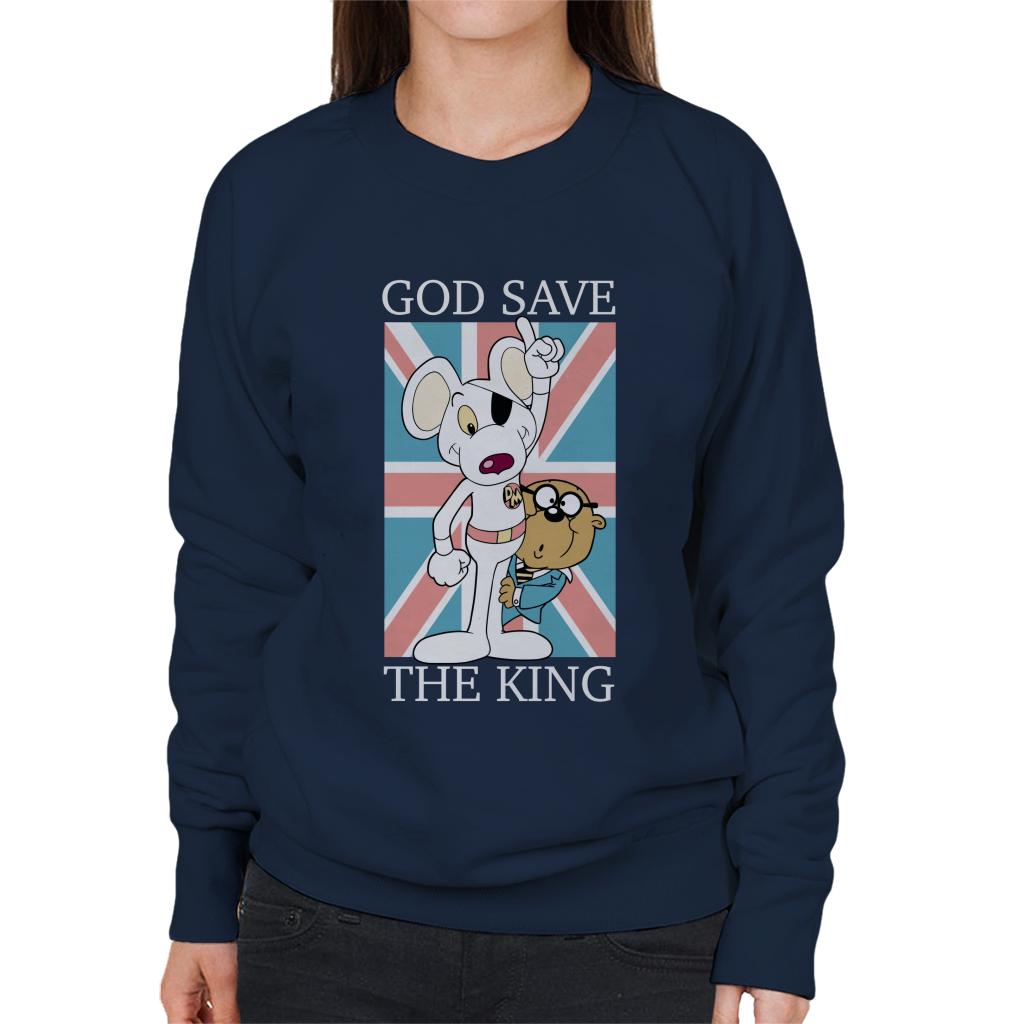Danger Mouse God Save The King Union Jack Women's Sweatshirt product image 1