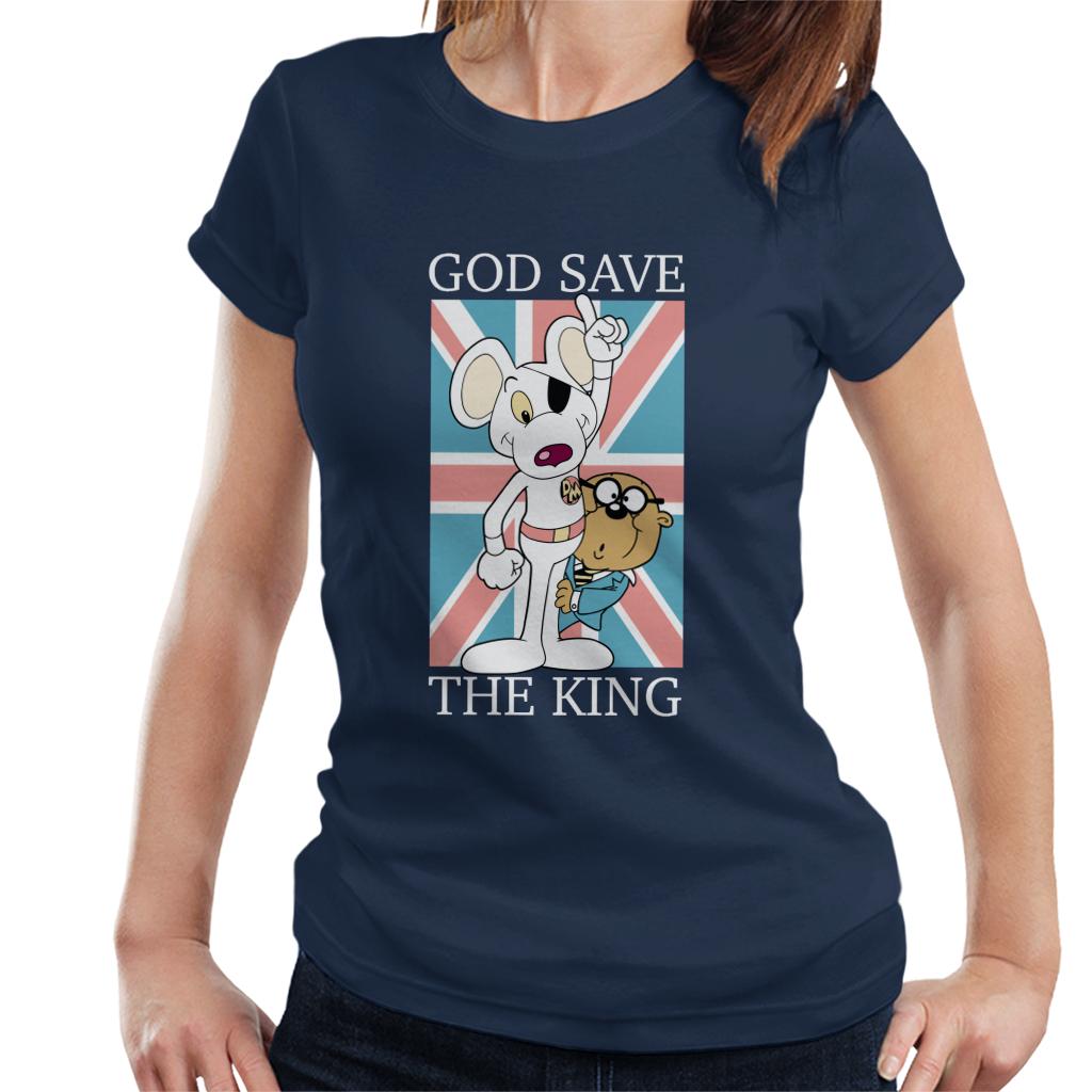 Danger Mouse God Save The King Union Jack Women's T-Shirt product image 1