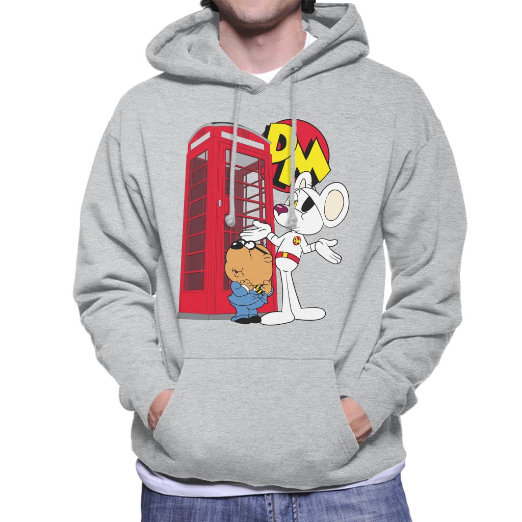 Danger Mouse Red Telephone Box Men's Hooded Sweatshirt product image 1