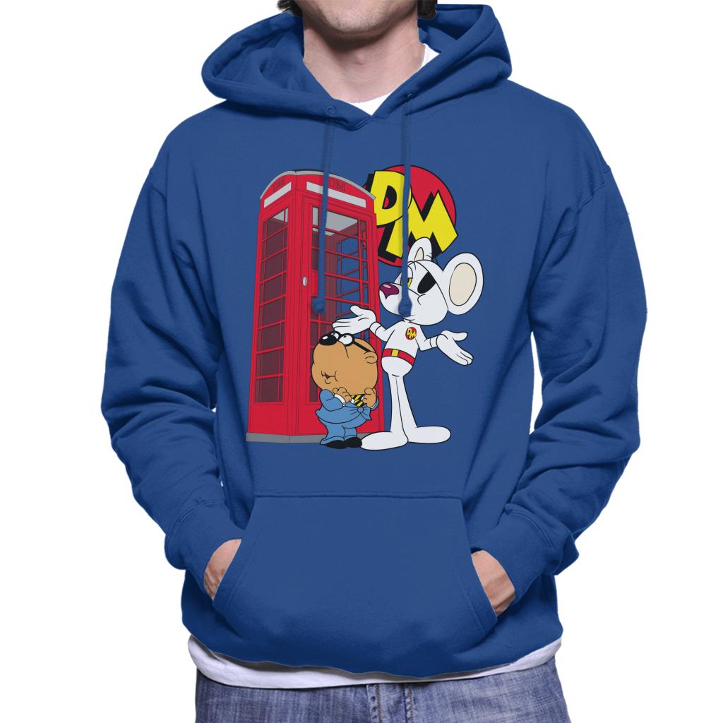 Danger Mouse Red Telephone Box Men's Hooded Sweatshirt product image 4
