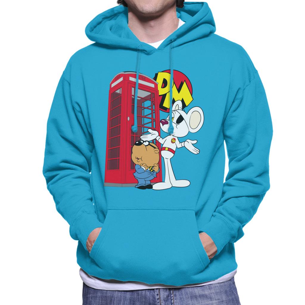 Danger Mouse Red Telephone Box Men's Hooded Sweatshirt product image 7