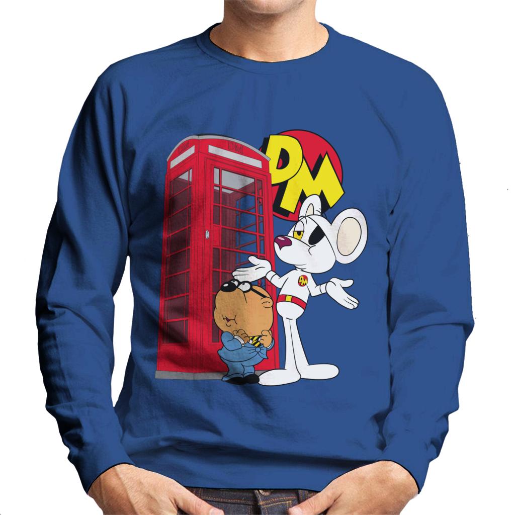 Danger Mouse Red Telephone Box Men's Sweatshirt product image 4
