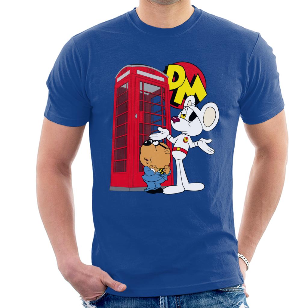 Danger Mouse Red Telephone Box Men's T-Shirt product image 4