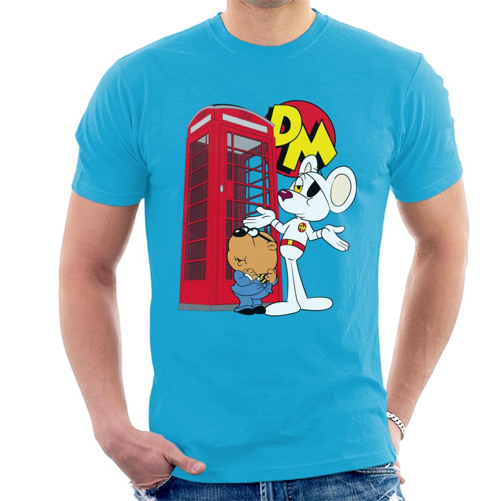 Danger Mouse Red Telephone Box Men's T-Shirt product image 7