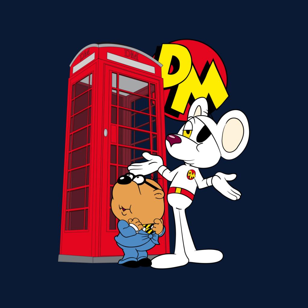 Danger Mouse Red Telephone Box Kid's T-Shirt product image 2
