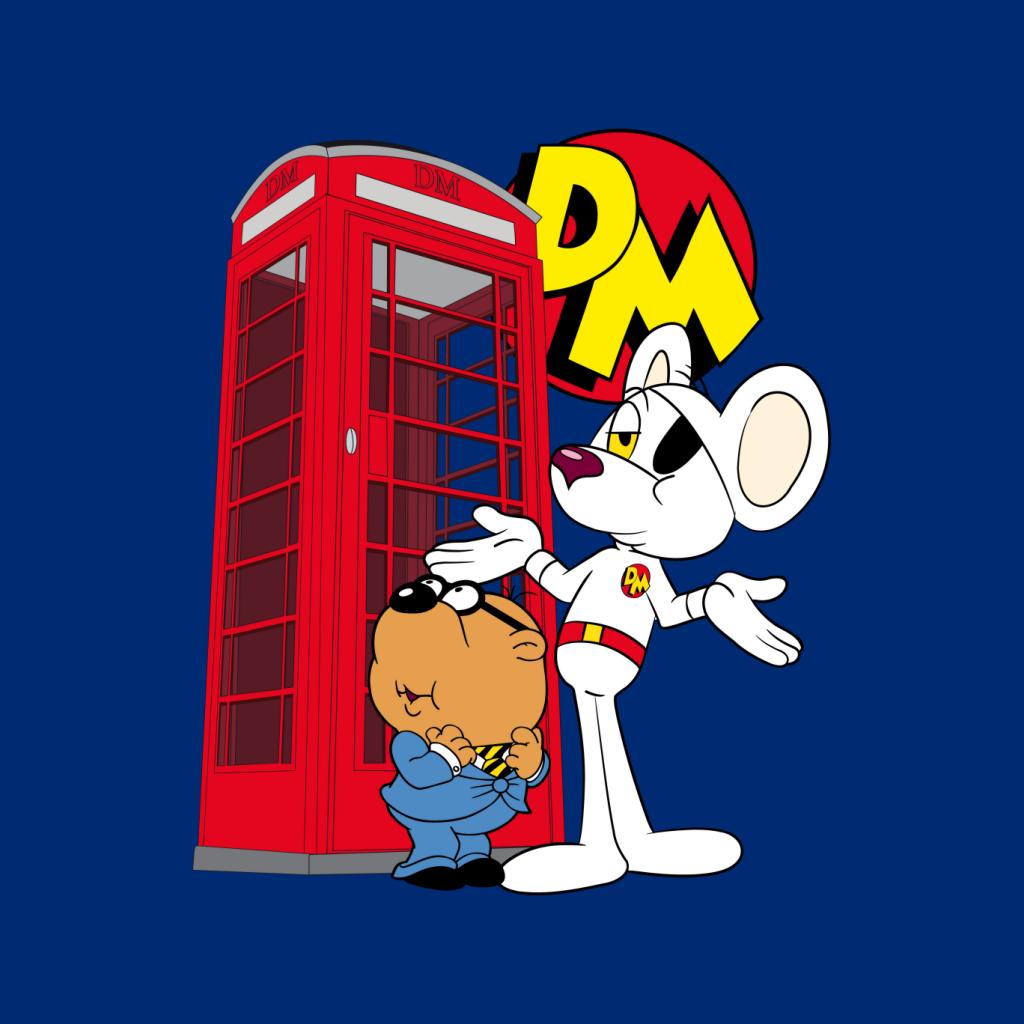 Danger Mouse Red Telephone Box Men's T-Shirt product image 5