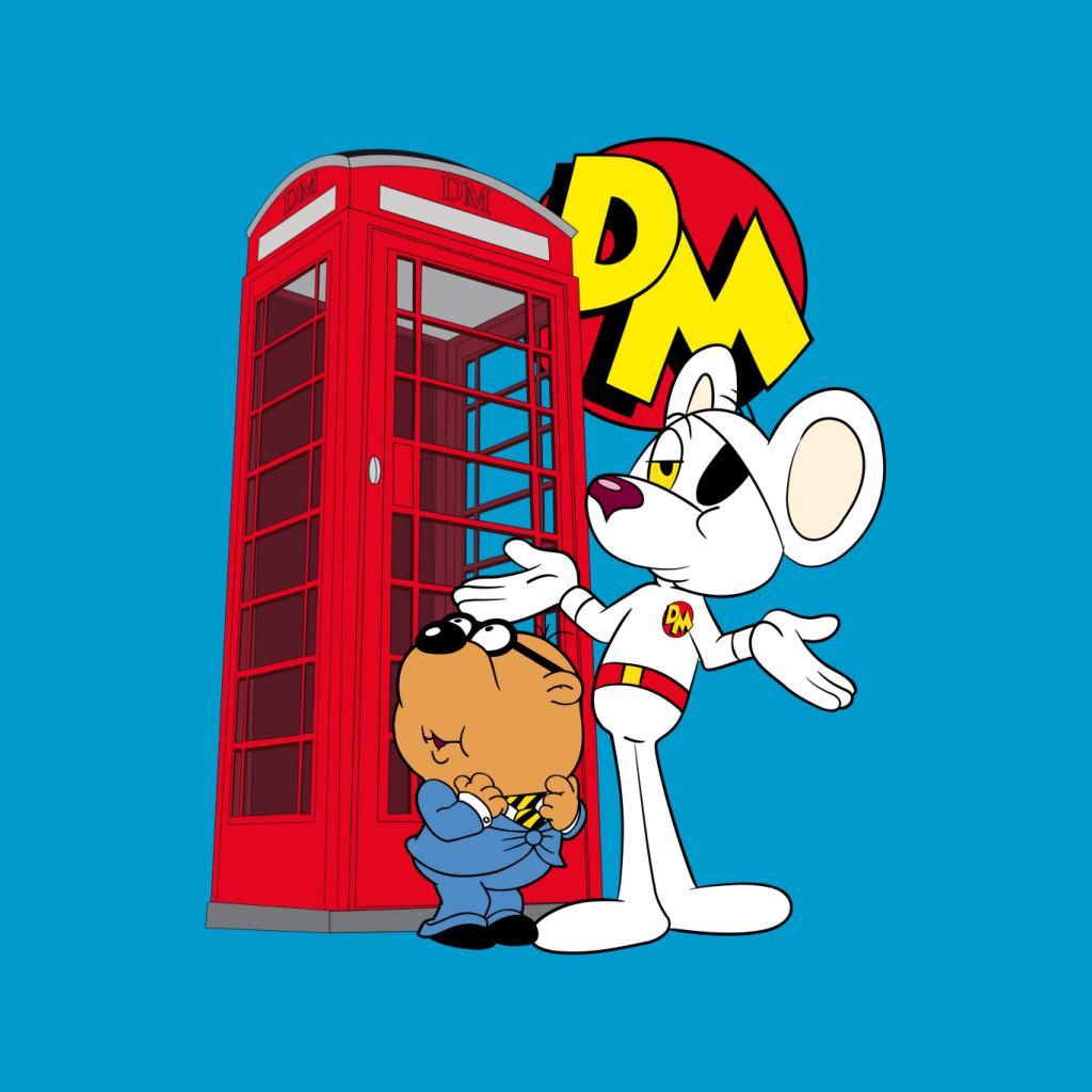 Danger Mouse Red Telephone Box Women's Sweatshirt product image 8