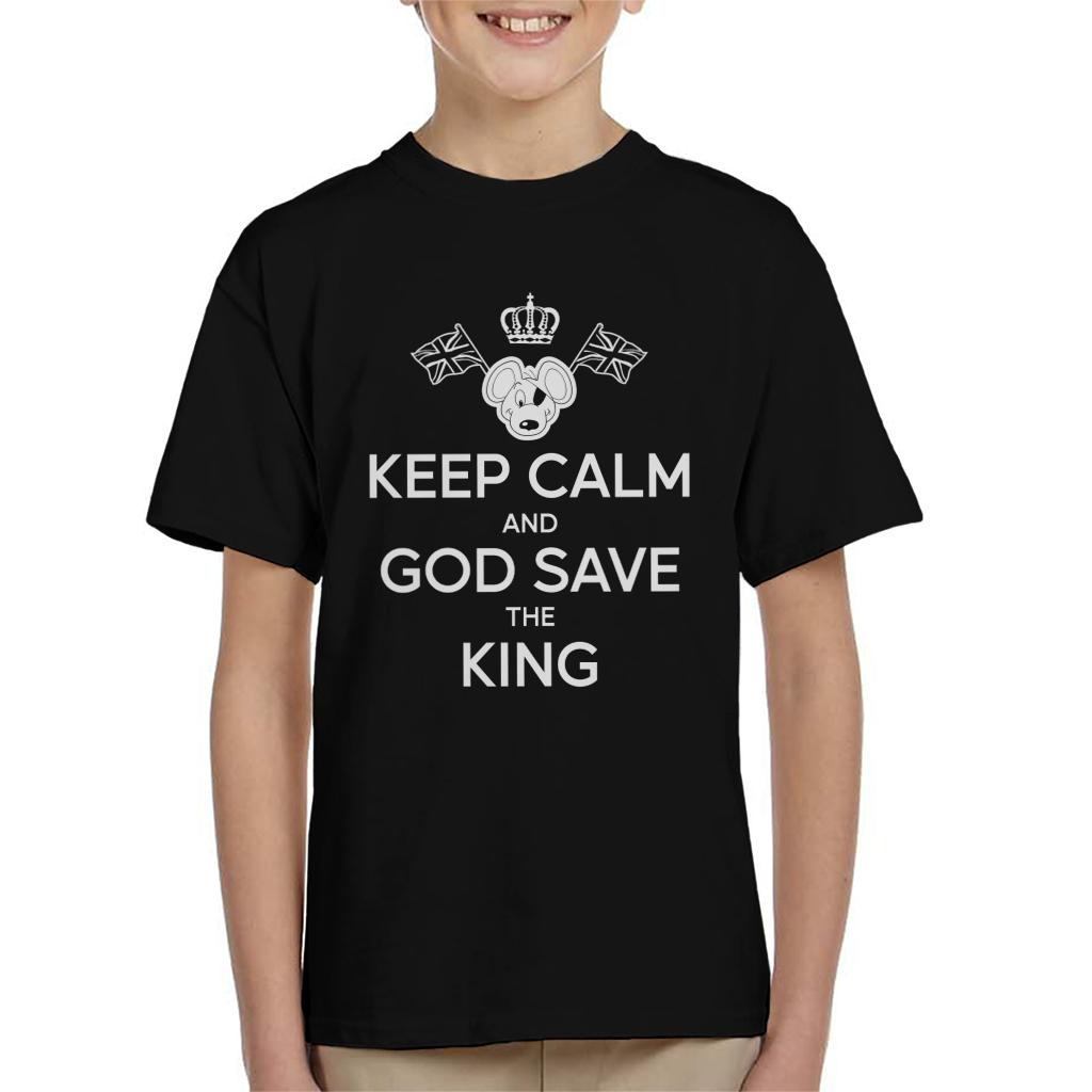 Danger Mouse Keep Calm And God Save The King Kid's T-Shirt product image 1