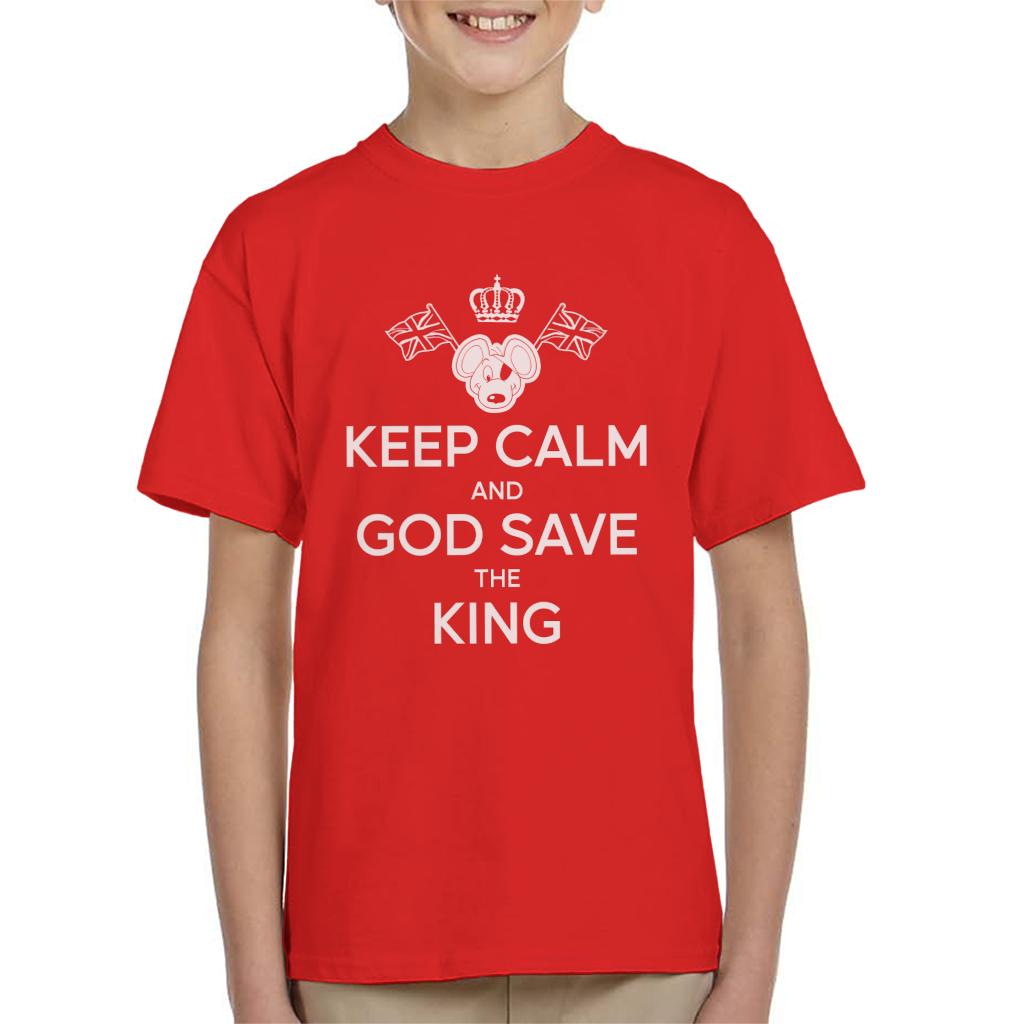 Danger Mouse Keep Calm And God Save The King Kid's T-Shirt product image 4