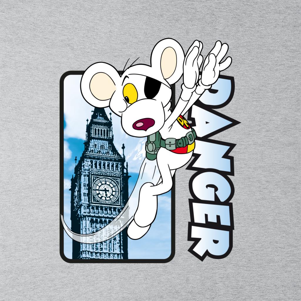 Danger Mouse Flying Past Big Ben Men's Sweatshirt product image 2