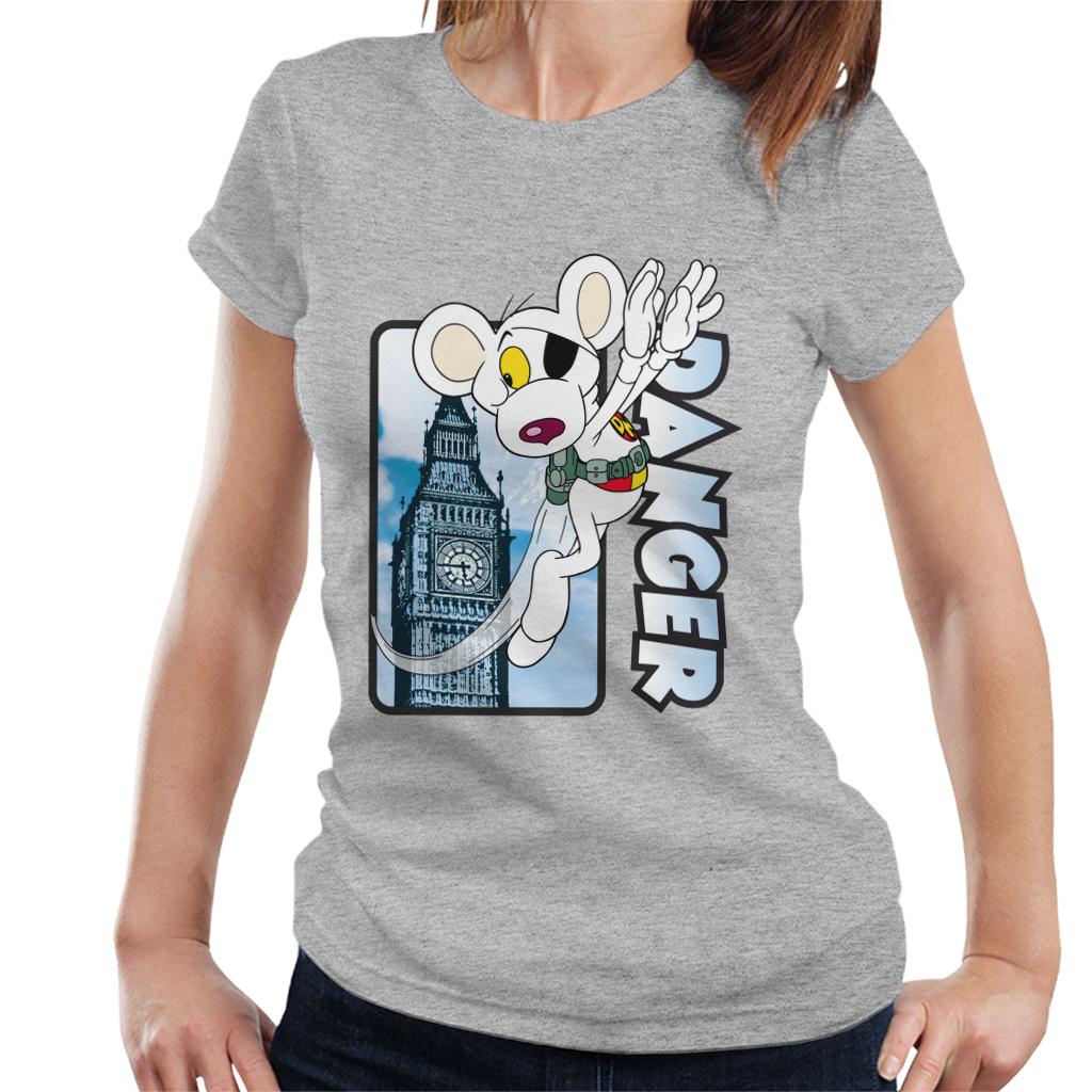 Danger Mouse Flying Past Big Ben Women's T-Shirt product image 1