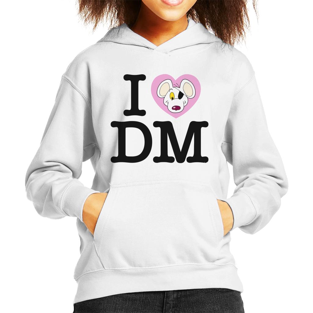 Danger Mouse I Love DM Kid's Hooded Sweatshirt product image 4