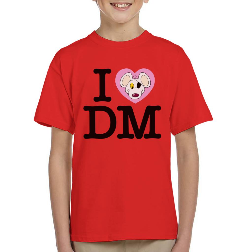 Danger Mouse I Love DM Kid's T-Shirt product image 4