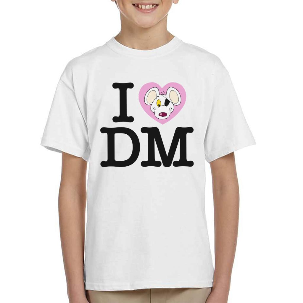 Danger Mouse I Love DM Kid's T-Shirt product image 1