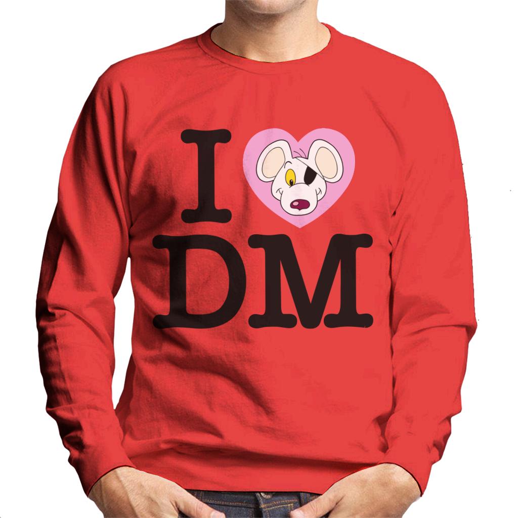 Danger Mouse I Love DM Men's Sweatshirt product image 4